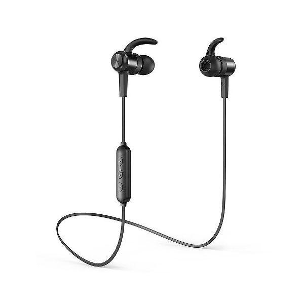 TaoTronics Bluetoothイヤホン CVC 6.0 ノイズキャンセニング MEMSマイク搭載 内蔵マグネット ブラック TT-BH026 BK 代引不可｜recommendo