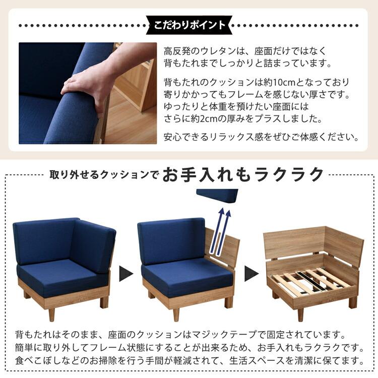 ソファ 2人掛け 肘掛けなし ファブリック 二人掛け コンパクト 布