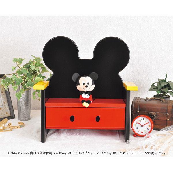 ぬいぐるみベンチ ミッキー 16422 木製品・家具 ソファ・座椅子 代引不可｜recommendo｜02