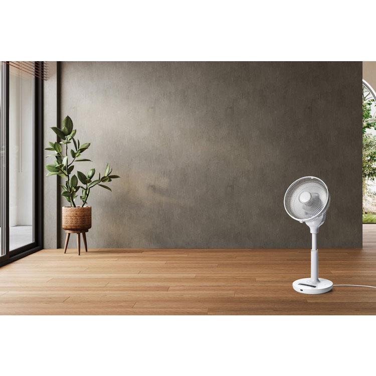 音声操作 DCリビングファン 扇風機 サーキュレーター 5枚羽根 DC