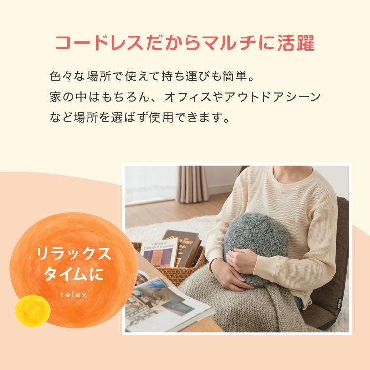 THREEUP（スリーアップ） 蓄熱式湯たんぽ ぬくぬく 無地 電気湯たんぽ