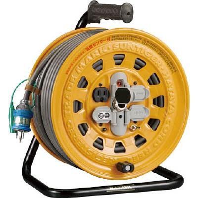 ハタヤ サンタイガーリール 単相100Ｖ型50ｍ アース付過負荷ブレーカー付 BG-501KX