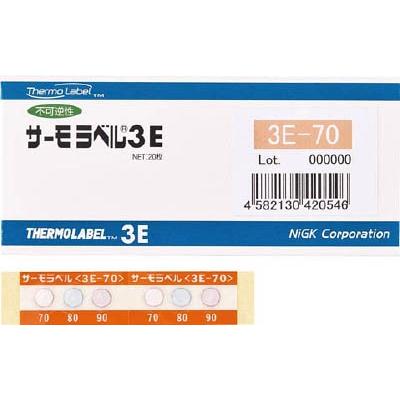 ニチユ サーモラベル3点表示屋外対応型 不可逆性 150度 1箱20枚入 3E-150 計測機器・熱感知・測定器｜recommendo