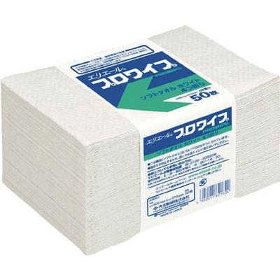 エリエール プロワイプソフトタオルホワイトポリパック50枚 703145 清掃用品・ウエス