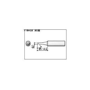 白光 こて先 2Ｃ型 T18-C2 はんだ・静電気対策用品・ステーション型はんだこて｜recommendo