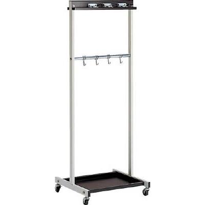 テラモト モップハンガーＲＣ型コンパクト 6本掛 CE-491-340-0 清掃用品・たわし・スポンジ