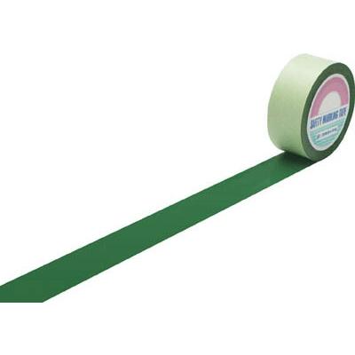 緑十字 ラインテープ ガードテープ 緑 50ｍｍ幅×100ｍ 屋内用 148052 テープ用品・ラインテープ