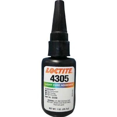 ロックタイト 紫外線可視光硬化型接着剤 4305 28ｇ 4305-28 接着剤・補修剤・ＵＶ硬化型接着剤