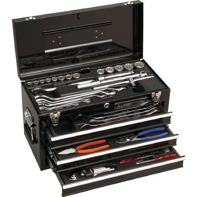 スーパーツール　工具セット青 3段引き （サービス品あり） スーパー プロ用デラックス工具セット チェストタイプ S7000DX 工具