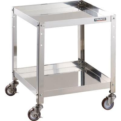 ＴＲＵＳＣＯ クリーンラビット 75φウレタン車ＳＵＳ金具 CRB-652SU ツールワゴン・ステンレス製ワゴン