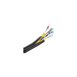 パンドウイット コルゲートチューブ 耐熱性ナイロン6 スリット付き 黒 CLT100N-C630 電設配線部品・電線保護資材