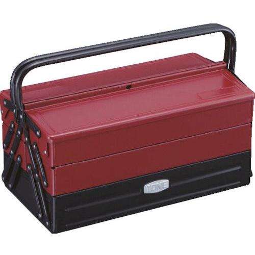 TONE トネ ツールケース メタル V形3段式 410X220X220mm BX430 工具箱