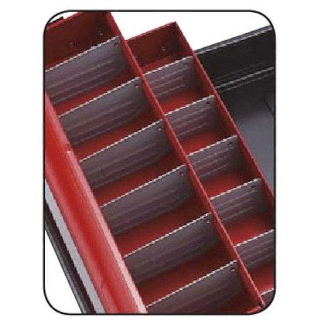 TONE トネ ツールケース メタル V形3段式 410X220X220mm BX430 工具箱