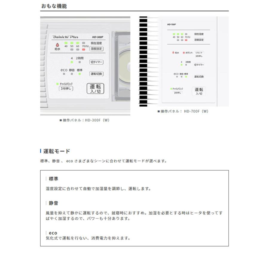 賜物 Dainichi ダイニチ ハイブリッド式加湿器 HD-700F sushitai.com.mx