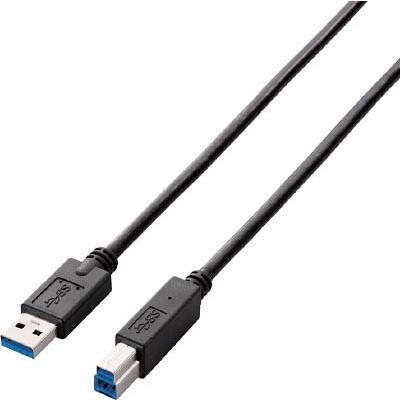 エレコム USB3.0ケーブル(A-B) USB3AB30BKRS