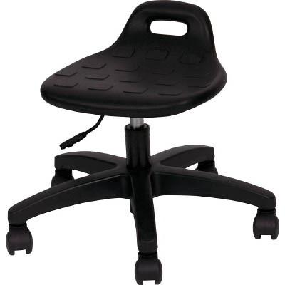 TRUSCO 低作業用スツール 高サ調整 ブラック T5044B