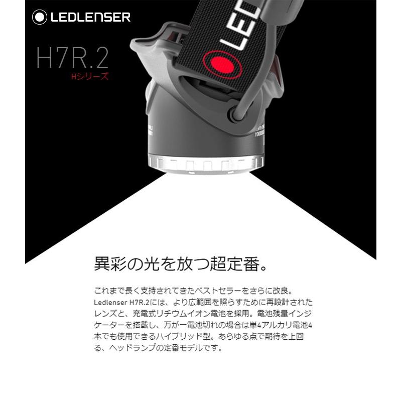 LEDLENSER（レッドレンザー） 充電式ヘッドライト H7R.2 7298