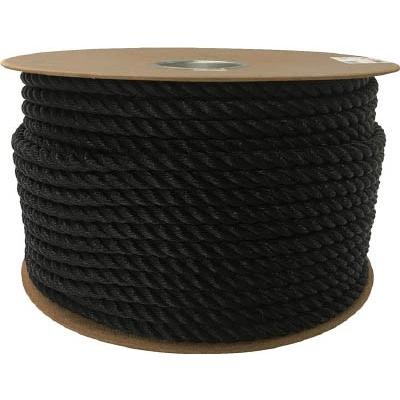 ユタカ ポリエチレンロープドラム巻 １２ｍｍ×１００ｍ ブラック PRE64