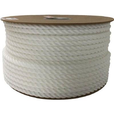 ユタカ　PEカラーロープ ドラム巻 ホワイト 12mm×100m ユタカ PEカラーロープ ドラム巻 ホワイト 12mm×100m