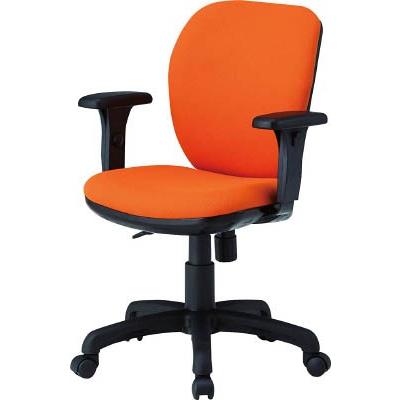 ＴＯＫＩＯ オフィスチェア Ｔ字肘付 オレンジ FST77ATOR