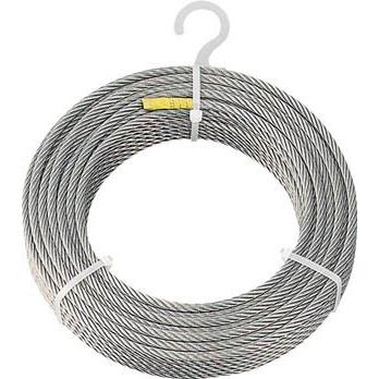 ＴＲＵＳＣＯ ステンレスワイヤロープ Φ８．０ｍｍＸ２０ｍ CWS8S20
