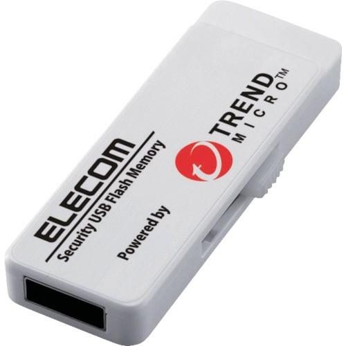 エレコム セキュリティ機能付USBメモリー 2GB 3年ライセンス MFPUVT302GA3｜recommendo