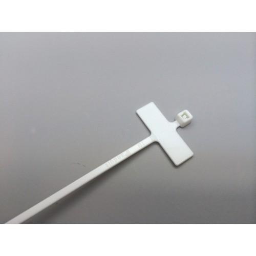 パンドウイット 旗型タイプナイロン結束バンド 難燃性白 1000本入 PLM1MM69