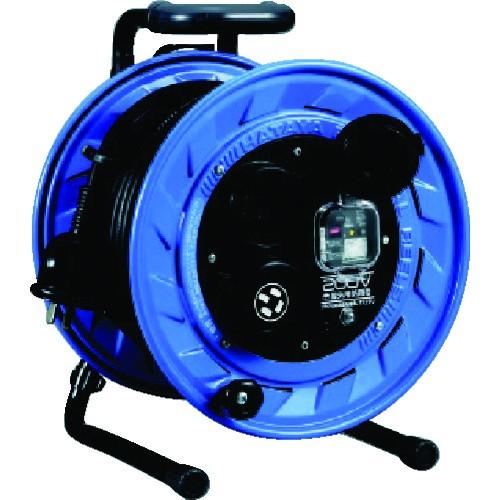 ハタヤ 三相200V型屋外用コードリール 20m アース・ブレーカー付 