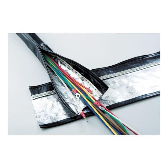 TRUSCO 電磁波シールド結束チューブ ジッパータイプ 30Φ10m SHNF3010