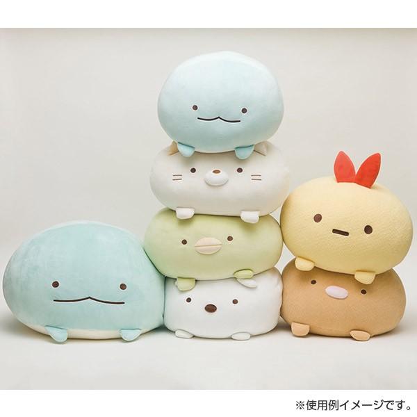 すみっコぐらし ぬいぐるみ スーパーもーちもち大福 クッション S ねこ