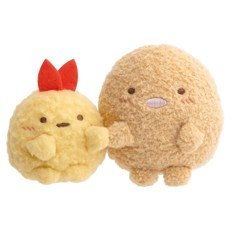 すみっコぐらし てのりぬいぐるみ ペア とんかつ えびふらいのしっぽ