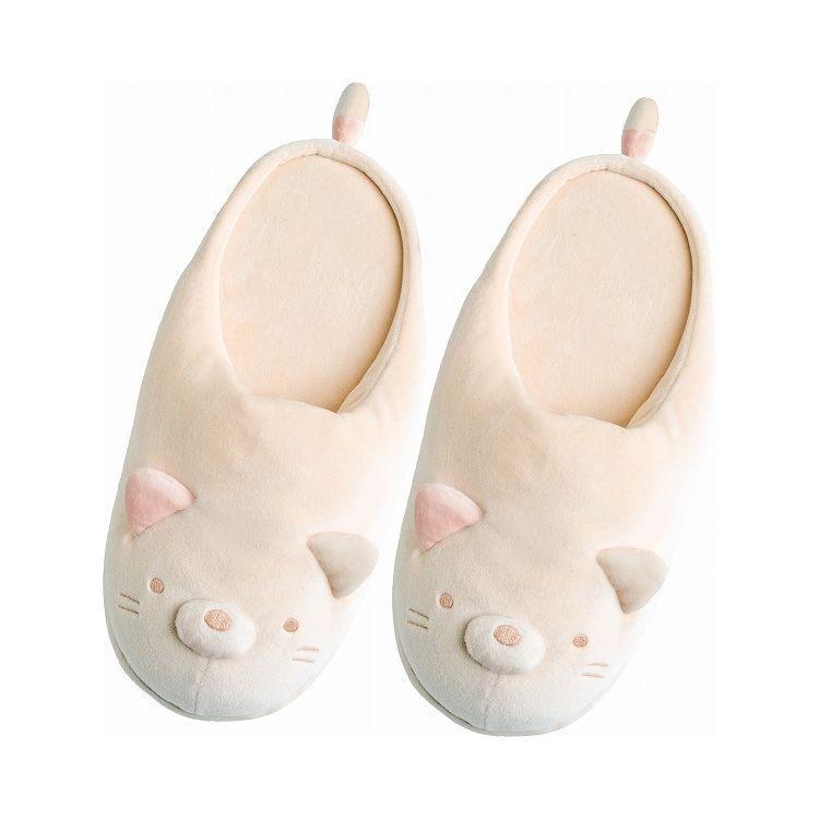 すみっコぐらしグッズ スリッパ ルームシューズ ねこ あったか雑貨