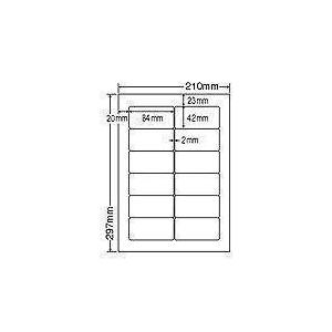 東洋印刷 シートカットラベル A4版 12面付(1ケース500シート) SHC210 (1箱)