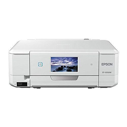 EPSON インクジェットプリンタ ホワイト EP-808AW｜recommendo