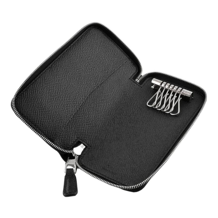 ダンヒル DUNHILL F220ZCA 001 BLACK ラウンドファスナー 6連キーケース CADOGAN（カドガン） ダンヒル DUNHILL F220ZCA BLACK ラウンドファスナー 6連キーケース CADOGAN カドガン
