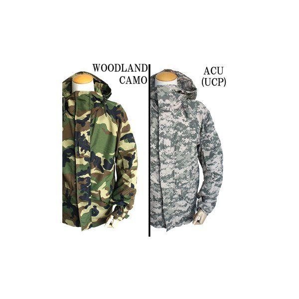 アメリカ軍 ソフトシェルパーカー 〔 Mサイズ 〕 超軽量／ショート丈 ECWC S-1 JP059YN ACU カモ（ 迷彩） 〔 レプリカ 〕 代引不可