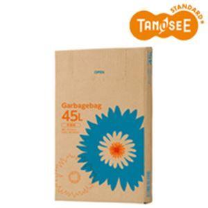 （まとめ）TANOSEE ゴミ袋 半透明 45L 110枚入×6箱 代引不可