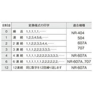 ナンバリング スタンプ 5桁4様式 C字体 代引不可の画像