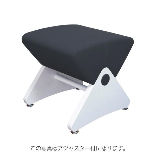 デザイナーズスツール キャスター付き ホワイト（布：ネイビー／ナイロン）〔Ｍｏｎａ．Ｄｅｅ〕モナディー ＷＡＳ０１ＳＣ 代引不可