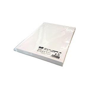 最高級・日本製 （まとめ） TANOSEE カラーレーザー・IJ用名刺用紙 10面 白 1冊（100シート） 〔×5セット〕 代引不可