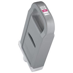（まとめ） キヤノン Canon インクタンク PFI-707M 染料マゼンタインク 700ml 9823B001 1個 〔×3セット〕 代引不可