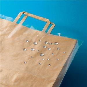 （まとめ） TANOSEE 紙袋を雨から守るポリカバー S ヨコ340×タテ450×奥行120mm 1パック（50枚） 〔×10セット〕 代引不可_1