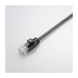 (まとめ)エレコム Gigabit やわらかLANケーブル(Cat6準拠) LD-GPY/BK1〔×10セット〕 代引不可