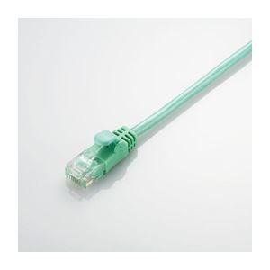 (まとめ)エレコム Gigabit やわらかLANケーブル(Cat6準拠) LD-GPY/G1〔×10セット〕 代引不可