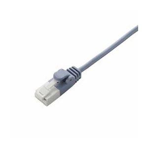 (まとめ)エレコム ツメ折れ防止スリムLANケーブル(Cat6準拠) LD-GPST/BU50〔×5セット〕 代引不可