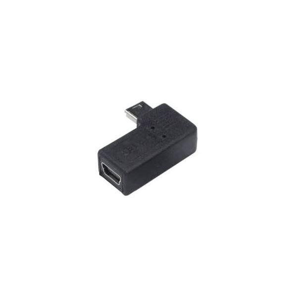 (まとめ)変換名人 変換プラグ USB mini5pin 左L型(フル結線) USBM5-LLF〔×20セット〕 代引不可の画像