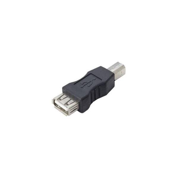 (まとめ)変換名人 変換プラグ USB A(メス)→USB B(オス) USBAB-BA〔×20セット〕 代引不可の画像