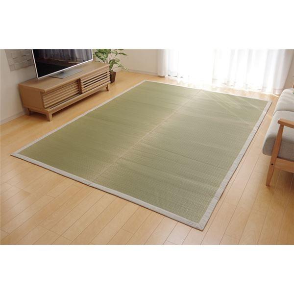 純国産 い草ラグカーペット 『F）MUKU』 約140×200cm（麻） 代引不可