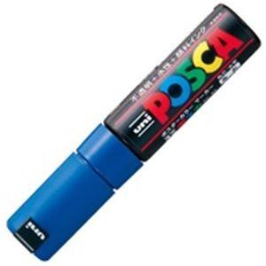 (業務用200セット) 三菱鉛筆 ポスカ/ＰＯＰ用マーカー 〔太字/青〕 水性インク PC-8K.33 代引不可