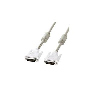 (まとめ)サンワサプライ DVIケーブル(シングルリンク、5m) KC-DVI-5K〔×2セット〕 代引不可